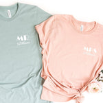 Personalised Mr and Mrs Honeymoon T-Shirt - Pink Positive