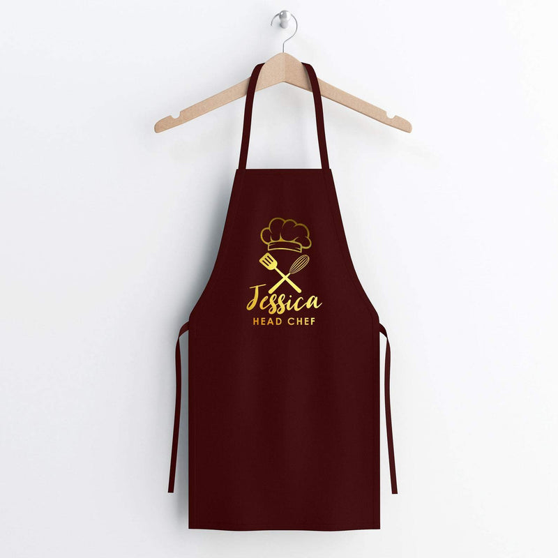 Personalised Rose Gold Apron | Cooking Baking Gift Apron - Pink Positive
