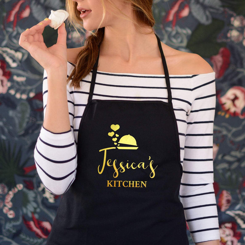 Personalised 'Nice Buns' Funny Apron - Custom Name - Gift For Her - Adjustable Strap