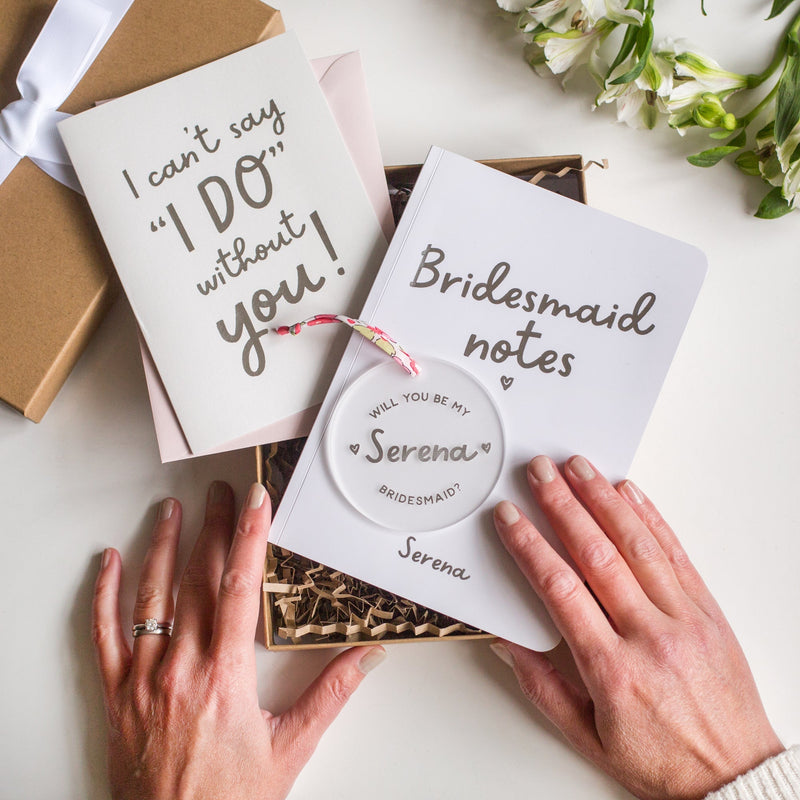 Personalised Will You Be My Bridesmaid Gift Set