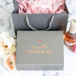 Survival Kit Gift Box with Name - Pink Positive